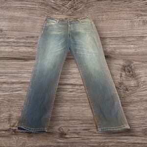 Vintage 80s Sasson Ooh La La Skinny Leg Shuffle Stretch Jeans Size 14